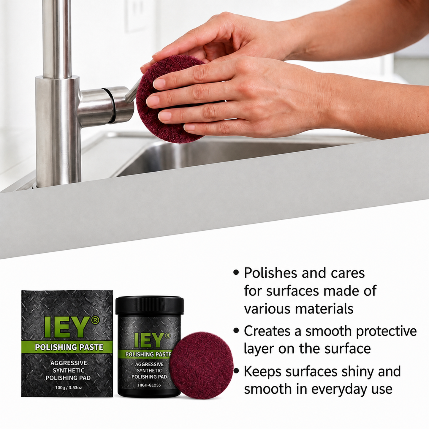 upsell 🎉 TOP OFFER ✨ All-in-one surface restoration polish with pad