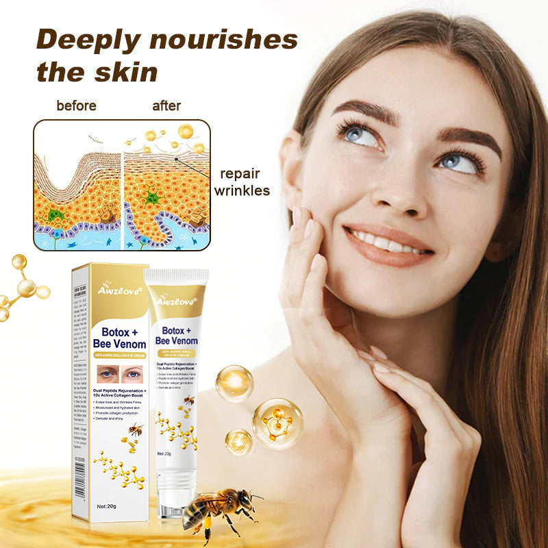 Made and shipped from the US🎁--Awzlove® Botox Bee Venom Wrinkle Removal Roll-On Cream-Last Day Promotion 70% OFF 🎁