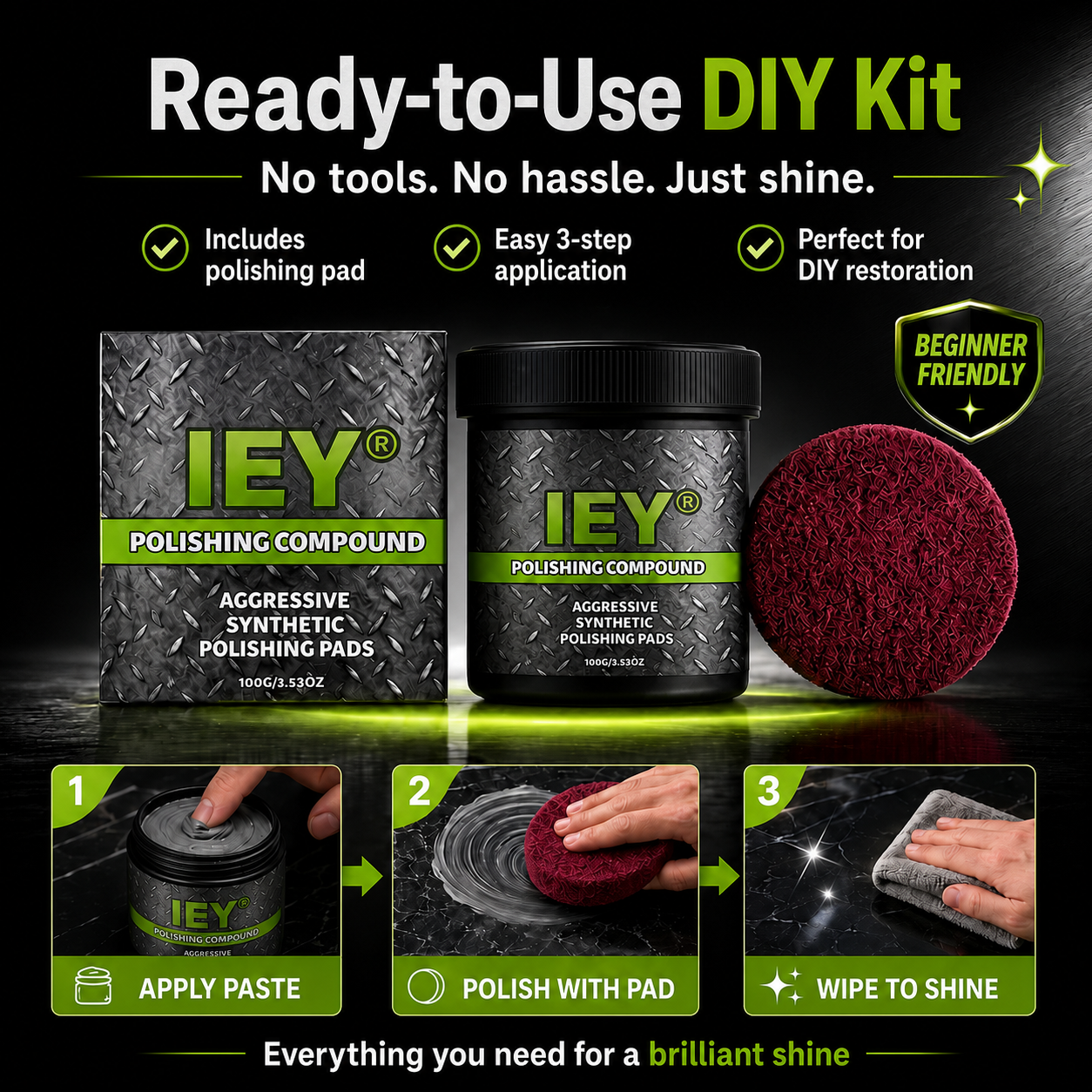 upsell 🎉 TOP OFFER ✨ All-in-one surface restoration polish with pad