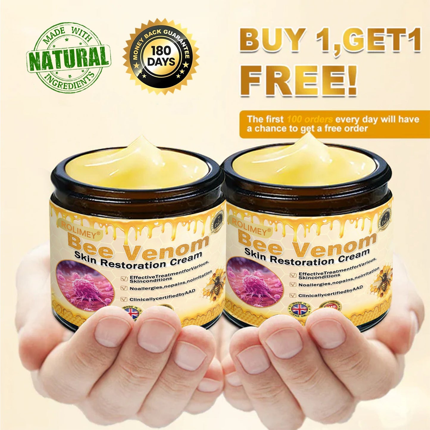 ⏰ Cream LAST DAY 80% OFF⏰