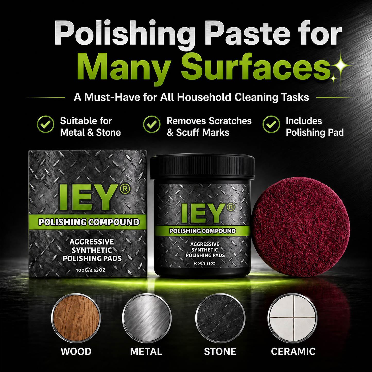 upsell 🎉 TOP OFFER ✨ All-in-one surface restoration polish with pad