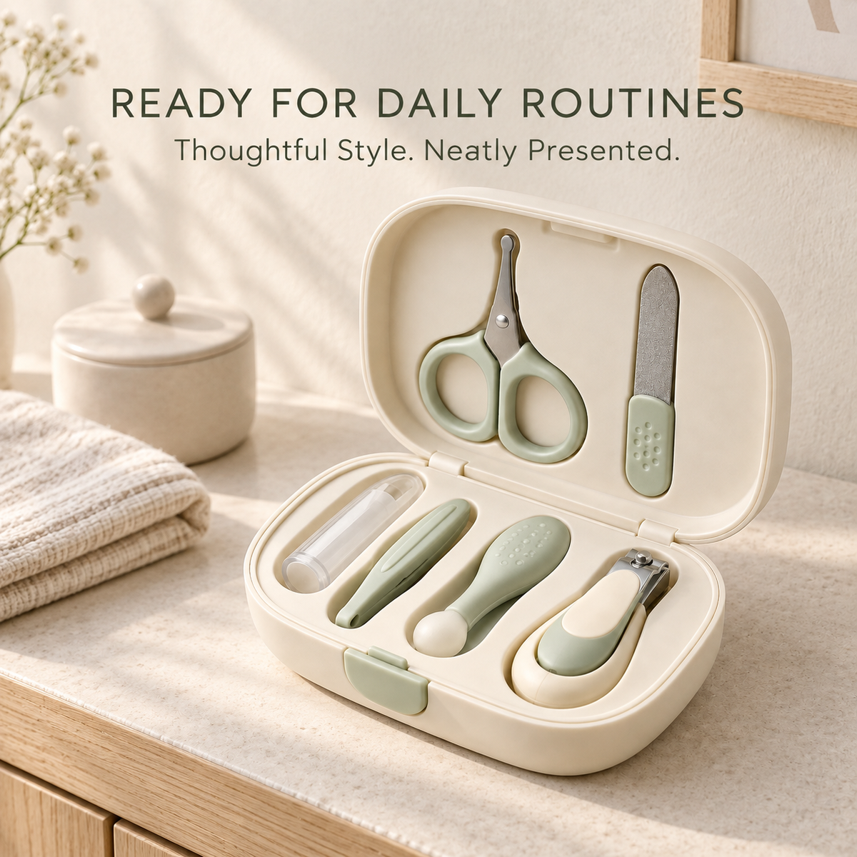 Skinkfye Baby Grooming Kit – Multi-Tool Care Set with Storage Case