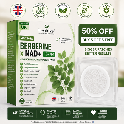 🇬🇧 𝐎𝐟𝐟𝐢𝐜𝐢𝐚𝐥 𝐔𝐊 𝐒𝐭𝐨𝐫𝐞 | 🍀 𝐇𝐞𝐚𝐥𝐫𝐢𝐳𝐞® 𝐌𝐨𝐫𝐢𝐧𝐠𝐚 · 𝐁𝐞𝐫𝐛𝐞𝐫𝐢𝐧𝐞 × 𝐍𝐀𝐃+ 𝟏𝟎-𝐢𝐧-𝟏 𝐀𝐝𝐯𝐚𝐧𝐜𝐞𝐝 𝐍𝐚𝐧𝐨 𝐌𝐢𝐜𝐫𝐨𝐧𝐞𝐞𝐝𝐥𝐞 𝐏𝐚𝐭𝐜𝐡 — 𝐎𝐧𝐜𝐞 𝐃𝐚𝐢𝐥𝐲, 𝐕𝐢𝐬𝐢𝐛𝐥𝐞 𝐑𝐞𝐬𝐮𝐥𝐭𝐬 𝐢𝐧 𝟕 𝐃𝐚𝐲𝐬